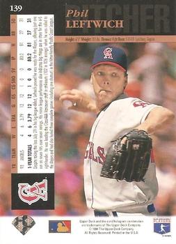 1994 Upper Deck - Electric Diamond #139 Phil Leftwich Back