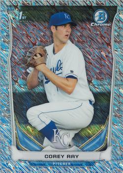 2014 Bowman Draft - Chrome Shimmer Refractors #CDP129 Corey Ray Front