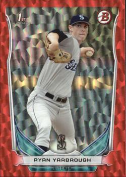 2014 Bowman Draft - Red Ice #DP105 Ryan Yarbrough Front