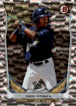 2014 Bowman Draft - Silver Ice #DP111 Troy Stokes Front