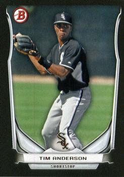 2014 Bowman Draft - Top Prospects Black #TP-47 Tim Anderson Front