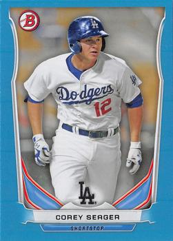 2014 Bowman Draft - Top Prospects Blue #TP-41 Corey Seager Front