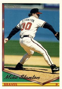 1994 Topps - Gold #107 Mike Stanton Front