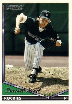 1994 Topps - Gold #135 David Nied Front