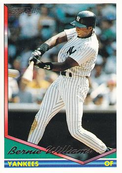 1994 Topps - Gold #2 Bernie Williams Front