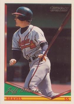 1994 Topps - Gold #318 Jeff Blauser Front