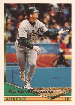 1994 Topps - Gold #340 Mark McGwire Front