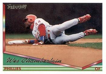 1994 Topps - Gold #419 Wes Chamberlain Front