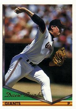 1994 Topps - Gold #433 Dave Burba Front