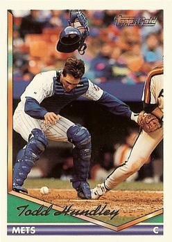 1994 Topps - Gold #8 Todd Hundley Front