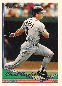 1994 Topps - Gold #56 Chad Curtis Front