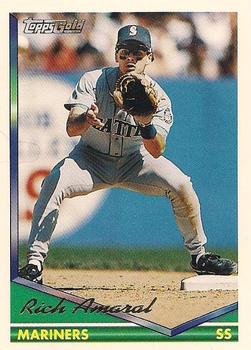 1994 Topps - Gold #233 Rich Amaral Front
