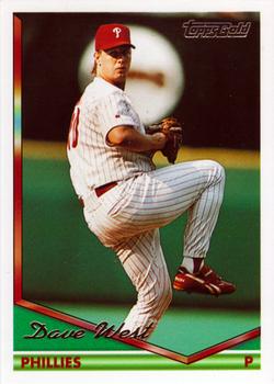 1994 Topps - Gold #266 Dave West Front
