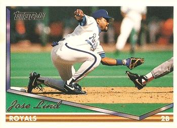 1994 Topps - Gold #332 Jose Lind Front
