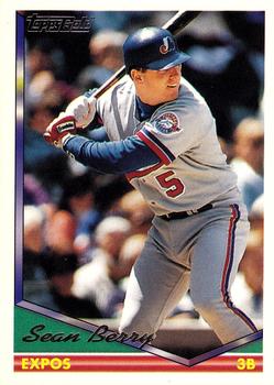 1994 Topps - Gold #344 Sean Berry Front