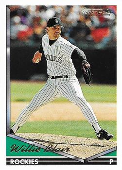 1994 Topps - Gold #439 Willie Blair Front