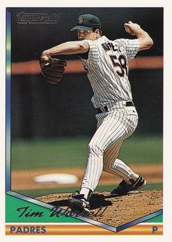 1994 Topps - Gold #458 Tim Worrell Front