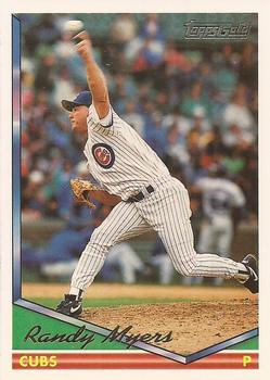 1994 Topps - Gold #575 Randy Myers Front