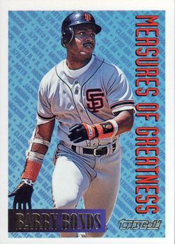 1994 Topps - Gold #605 Barry Bonds Front