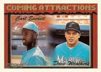 1994 Topps - Gold #781 Carl Everett / Dave Weathers Front
