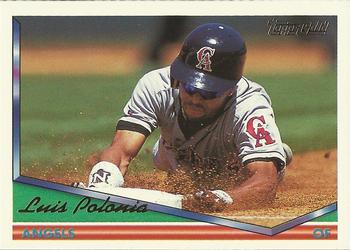 1994 Topps - Gold #566 Luis Polonia Front