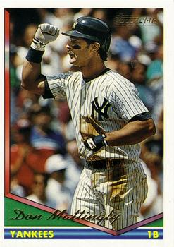 1994 Topps - Gold #600 Don Mattingly Front