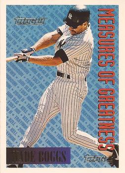 1994 Topps - Gold #603 Wade Boggs Front