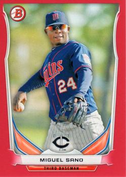 2014 Bowman Draft - Top Prospects Red #TP-2 Miguel Sano Front