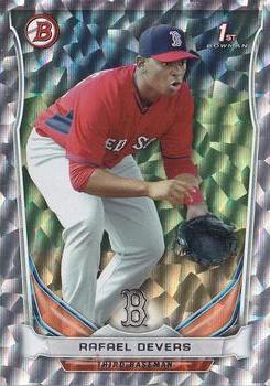 2014 Bowman Draft - Top Prospects Silver Ice #TP-37 Rafael Devers Front