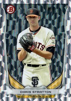2014 Bowman Draft - Top Prospects Silver Ice #TP-79 Chris Stratton Front