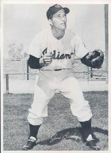 1956 Cleveland Indians Picture Pack #NNO Jim Busby Front