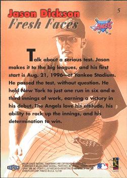 1997 Sports Illustrated #5 Jason Dickson Back
