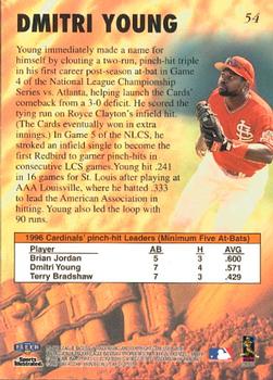 1997 Sports Illustrated #54 Dmitri Young Back