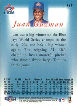 1997 Sports Illustrated #135 Juan Guzman Back
