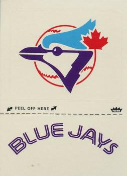 1980 Fleer Baseball Stickers #NNO Toronto Blue Jays Monogram Front