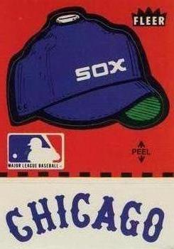 1980 Fleer Baseball Stickers #NNO Chicago White Sox Cap Front