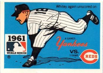 1980 Fleer Baseball Stickers #NNO New York Yankees Cap Back