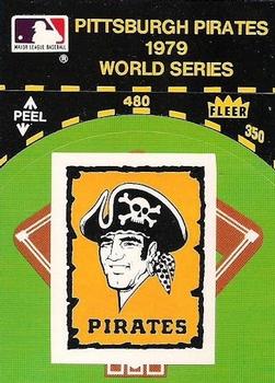 1980 Fleer Baseball Stickers #NNO Pittsburgh Pirates Baseball Diamond Front