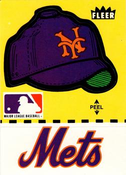 1980 Fleer Baseball Stickers #NNO New York Mets Cap Front