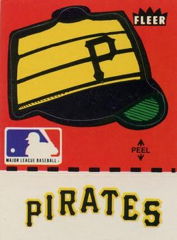 1980 Fleer Baseball Stickers #NNO Pittsburgh Pirates Cap (Red) Front