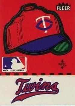 1980 Fleer Baseball Stickers #NNO Minnesota Twins Cap Front