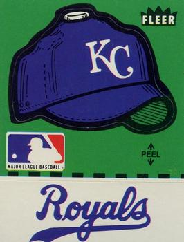 1980 Fleer Baseball Stickers #NNO Kansas City Royals Cap Front