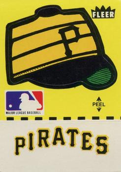 1980 Fleer Baseball Stickers #NNO Pittsburgh Pirates Cap (Yellow) Front