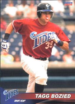 2006 Choice Norfolk Tides #09 Tagg Bozied Front