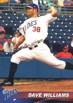 2006 Choice Norfolk Tides #33 Dave Williams Front