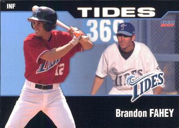 2007 Choice Norfolk Tides #15 Brandon Fahey Front