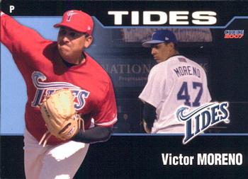 2007 Choice Norfolk Tides #26 Victor Moreno Front