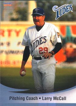 2008 Choice Norfolk Tides #02 Larry McCall Front