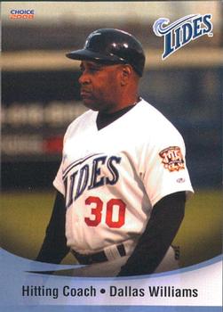 2008 Choice Norfolk Tides #03 Dallas Williams Front