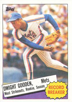 1985 Topps #3 Dwight Gooden Front